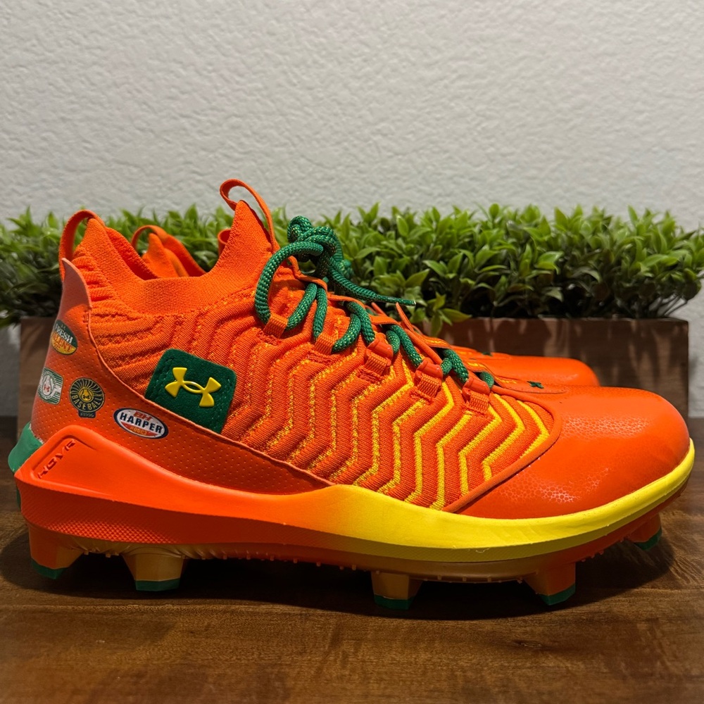 Under Armour Harper 9 Pro TPU LE "Bring the Juice" Baseball Cleats Men’s Size 14